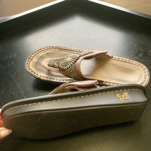Algeria brown thong sandal